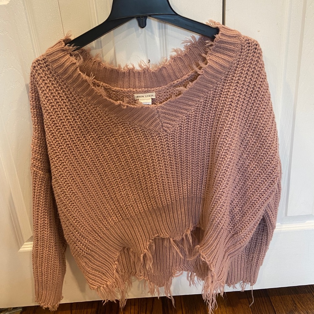 Off the shoulder sweater
